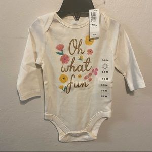 Old Navy “Oh What Fun” Baby Onesie